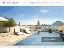 Tablet Screenshot of city-concept.de